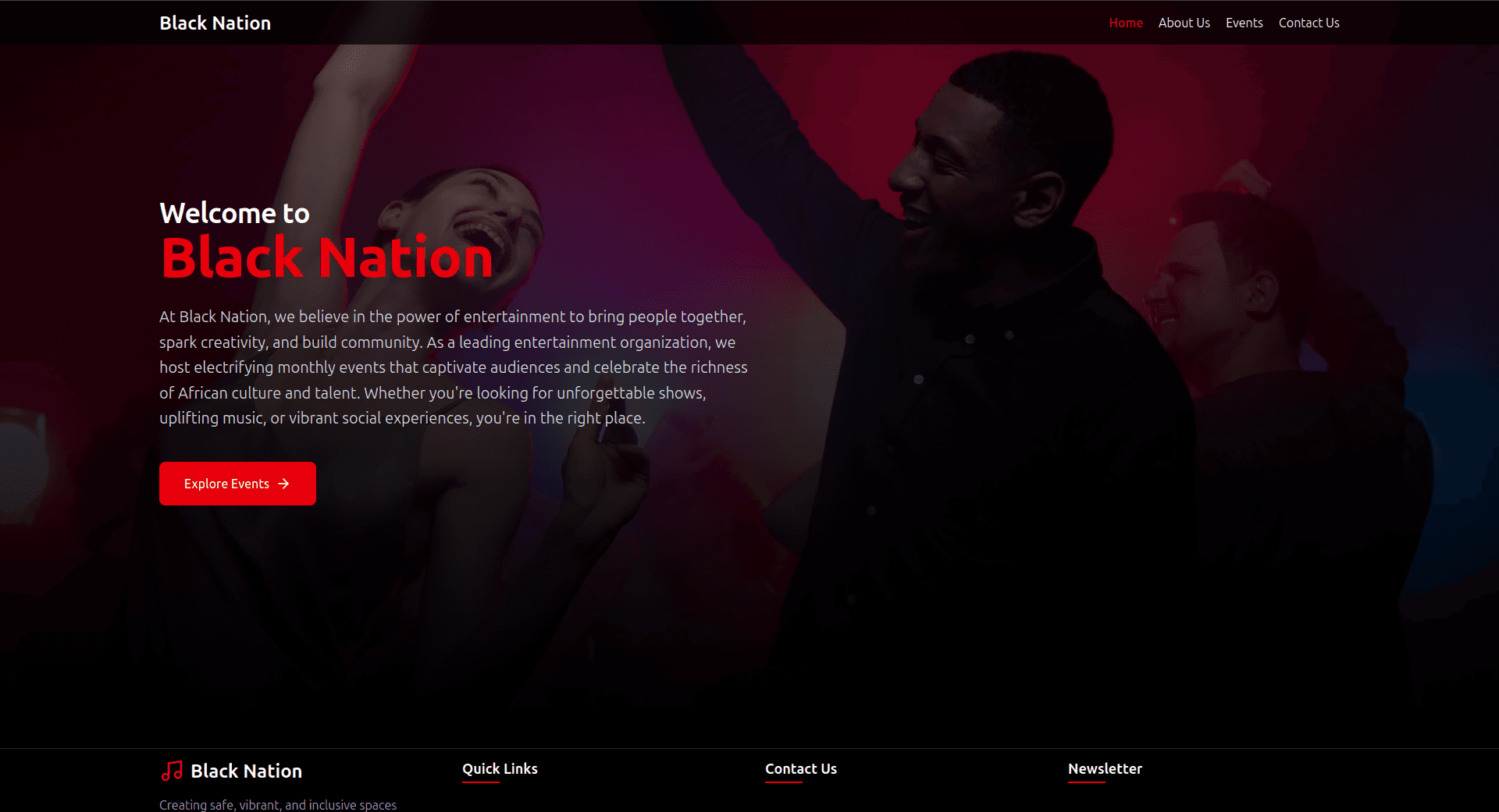 Entertainment Website