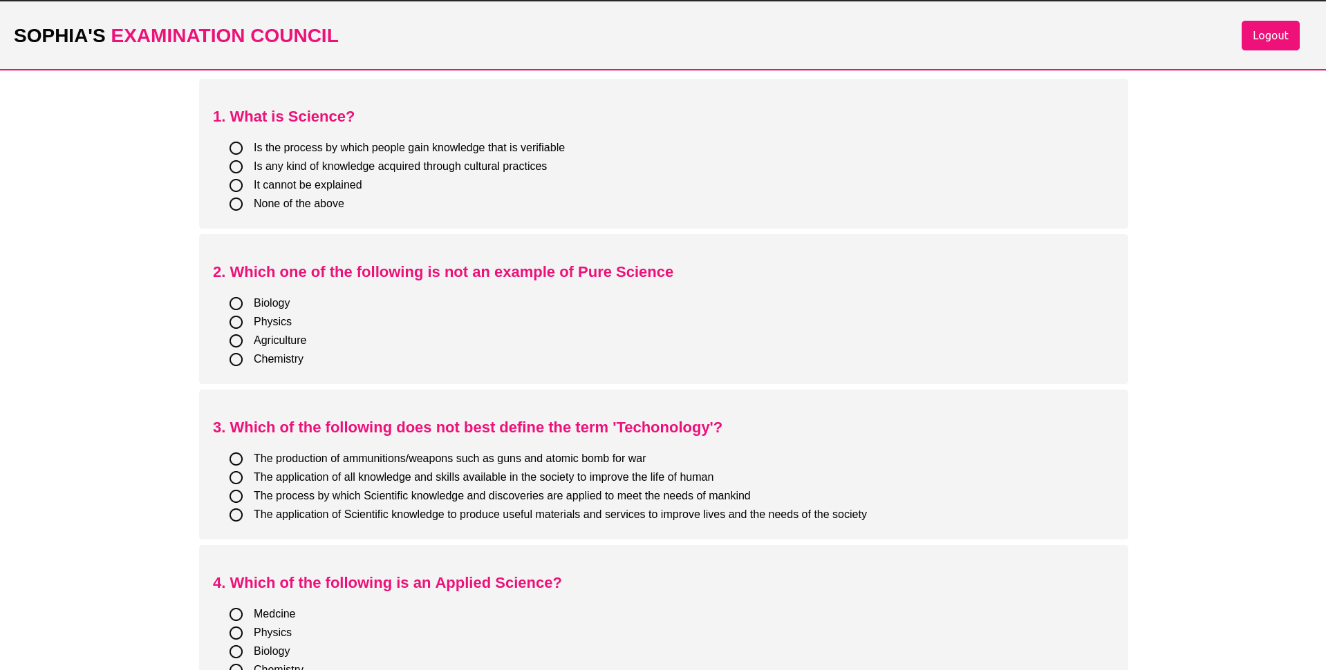 Online Examination